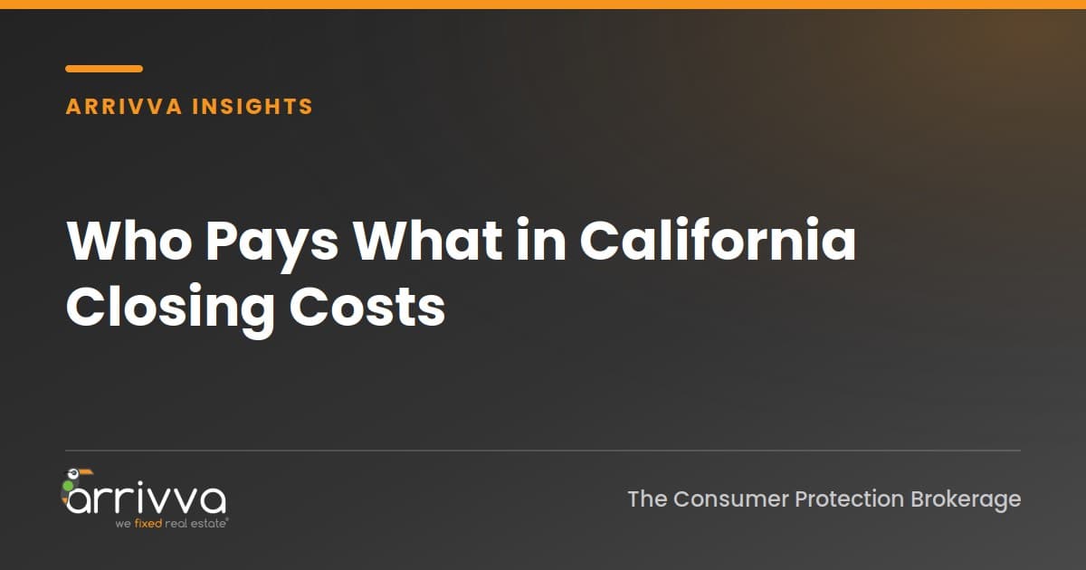 Who Pays What in California Closing Costs
